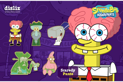 Pre-Order Scaredy Pants Limited Edition 5 Pin Set – 1 in 10 Signed by Tom Kenny