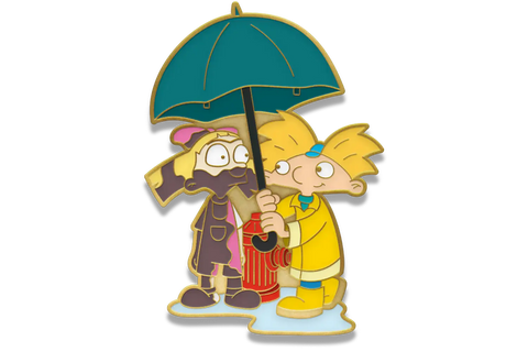 Pre-Order Helga & Arnold Umbrella Limited Edition 1 Pin Set – 1 in 10 Signed by Craig Bartlett