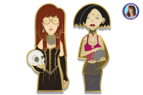 Pre-Order Daria & Jane Gothic Limited Edition 2-Pin Set – 1 in 20 Signed by Susie Lewis