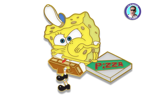 Pre-Order Krusty Krab Pizza Limited Edition 1 Pin Set – 1 in 10 Signed by Tom Kenny