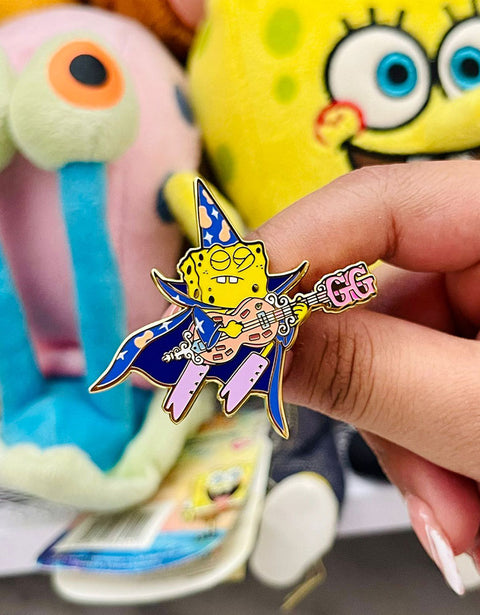 #12 SpongeBob Guitar - Enamel Pin