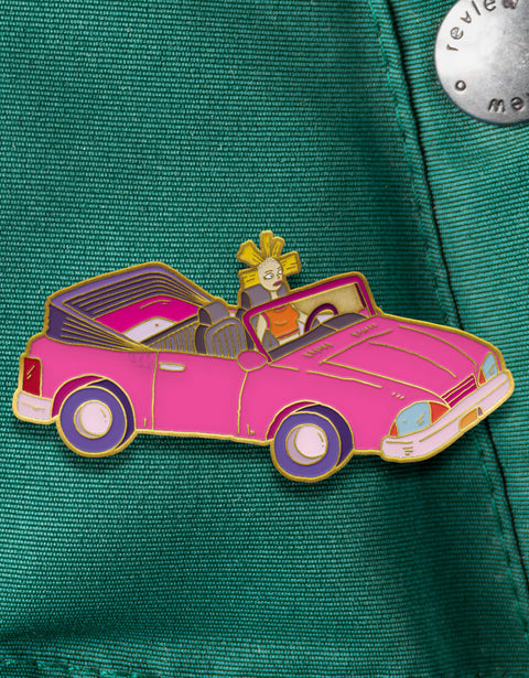 #23 Cynthia's Dram Car - Enamel Pin