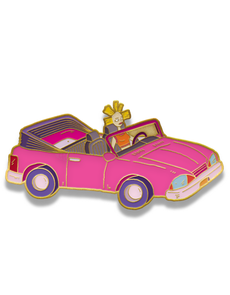 #23 Cynthia's Dram Car - Enamel Pin