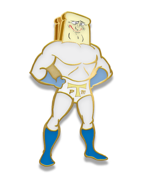 #18 ToastMan - Enamel Pin