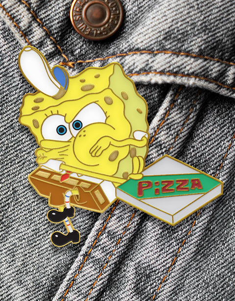 #11 SpongeBob Pizza - Enamel Pin