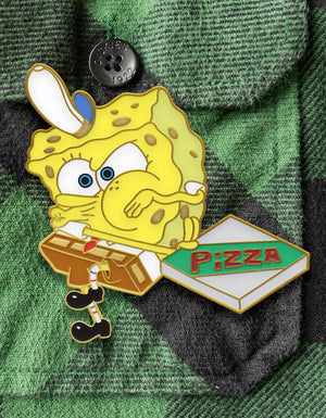 #11 SpongeBob Pizza - Enamel Pin