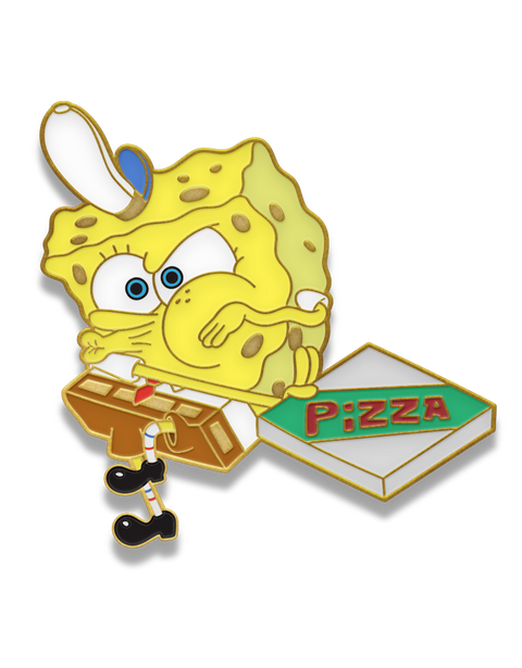 #11 SpongeBob Pizza - Enamel Pin