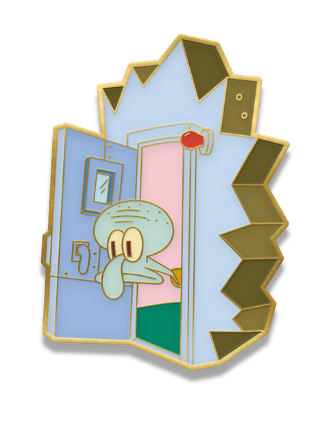 #21 Squidward Time Machine - Enamel Pin