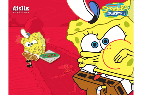 Pre-Order Krusty Krab Pizza Limited Edition 1 Pin Set – 1 in 10 Signed by Tom Kenny