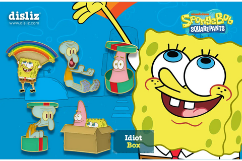 Pre-Order Idiot Box Limited Edition 5 Pin Set – 1 in 10 Signed by Tom Kenny