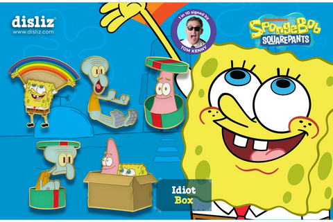 Pre-Order| Mystery Set | Idiot Box Limited Edition 5 Pin Set | 1 in 10 Signed by Tom Kenny