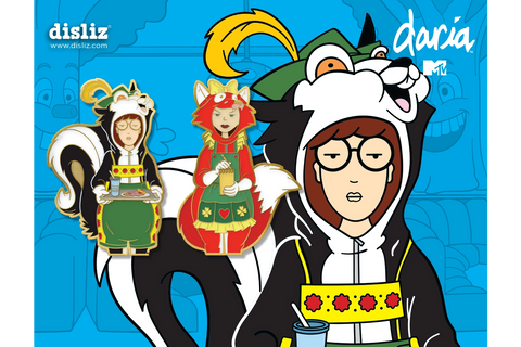 Pre-Order Daria & Jane Animal Party Limited Edition 2-Pin Set – 1 in 20 Signed by Susie Lewis