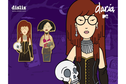 Daria and Jane as Goth Mystery Pin Set | 1 in 20 Signed by Susie Lewis ...