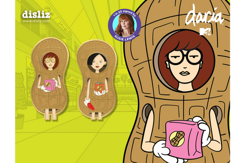 In Stock | Mystery Set | Daria & Jane Peanuts Limited Edition 2-Pin Set | 1 in 20 Signed by Susie Lewis