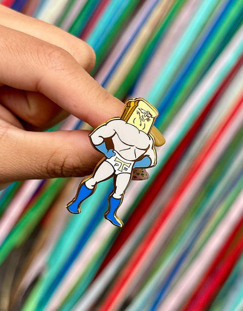 #18 ToastMan - Enamel Pin